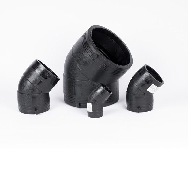 Kuinka HDPE -sähköfuusion suunnittelu 45 asteen kyynärpää parantaa neste- tai kaasuputkien virtaustehokkuutta?